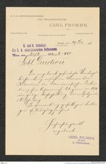k.k. naturhistorisches Hofmuseum, Intendanzakten 1885-1896 (Hauer), Aktenzahl Z.425/1893, Seite 1